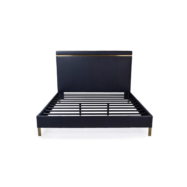 Munro Leather Bed - Queen