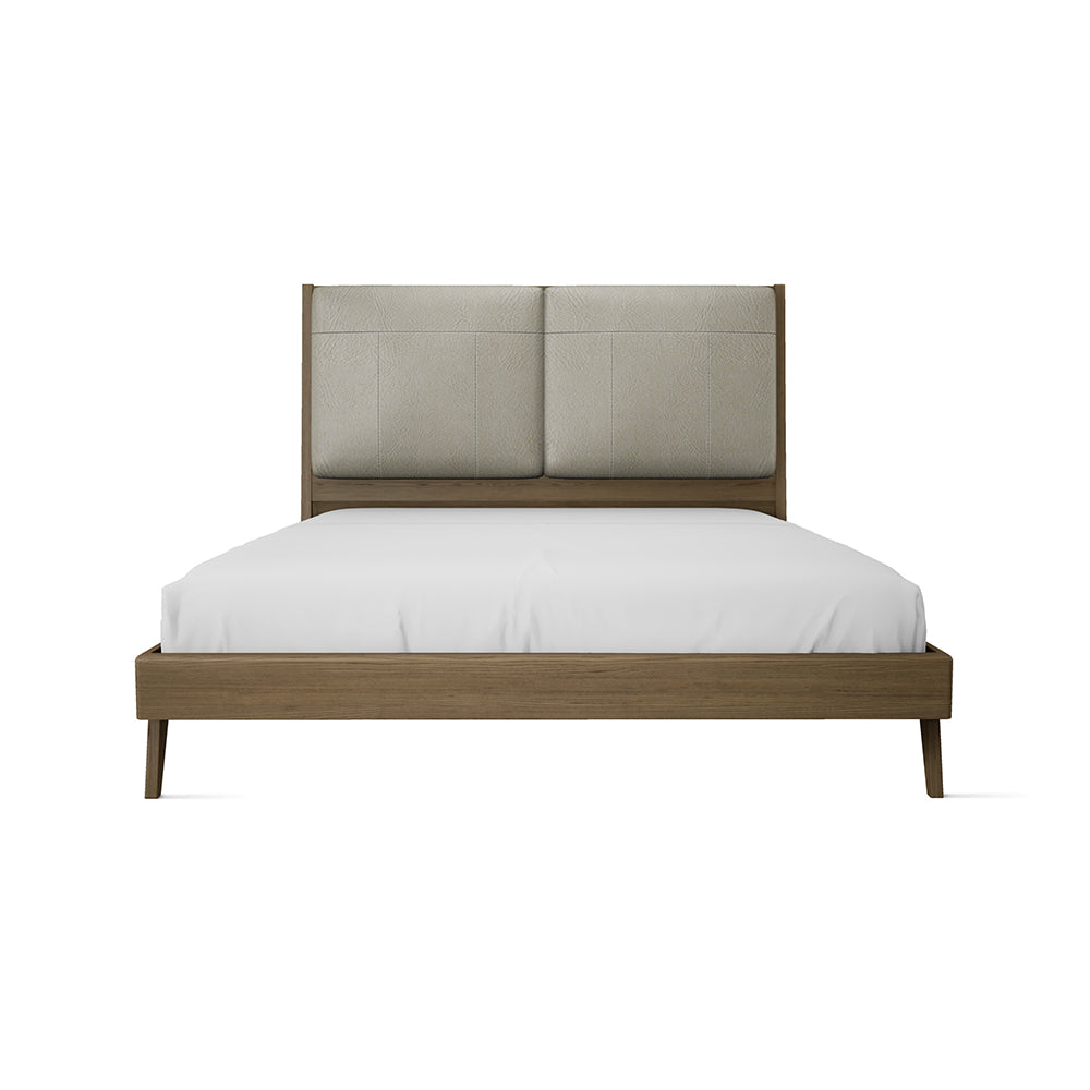 Napa Leather Bed - Queen