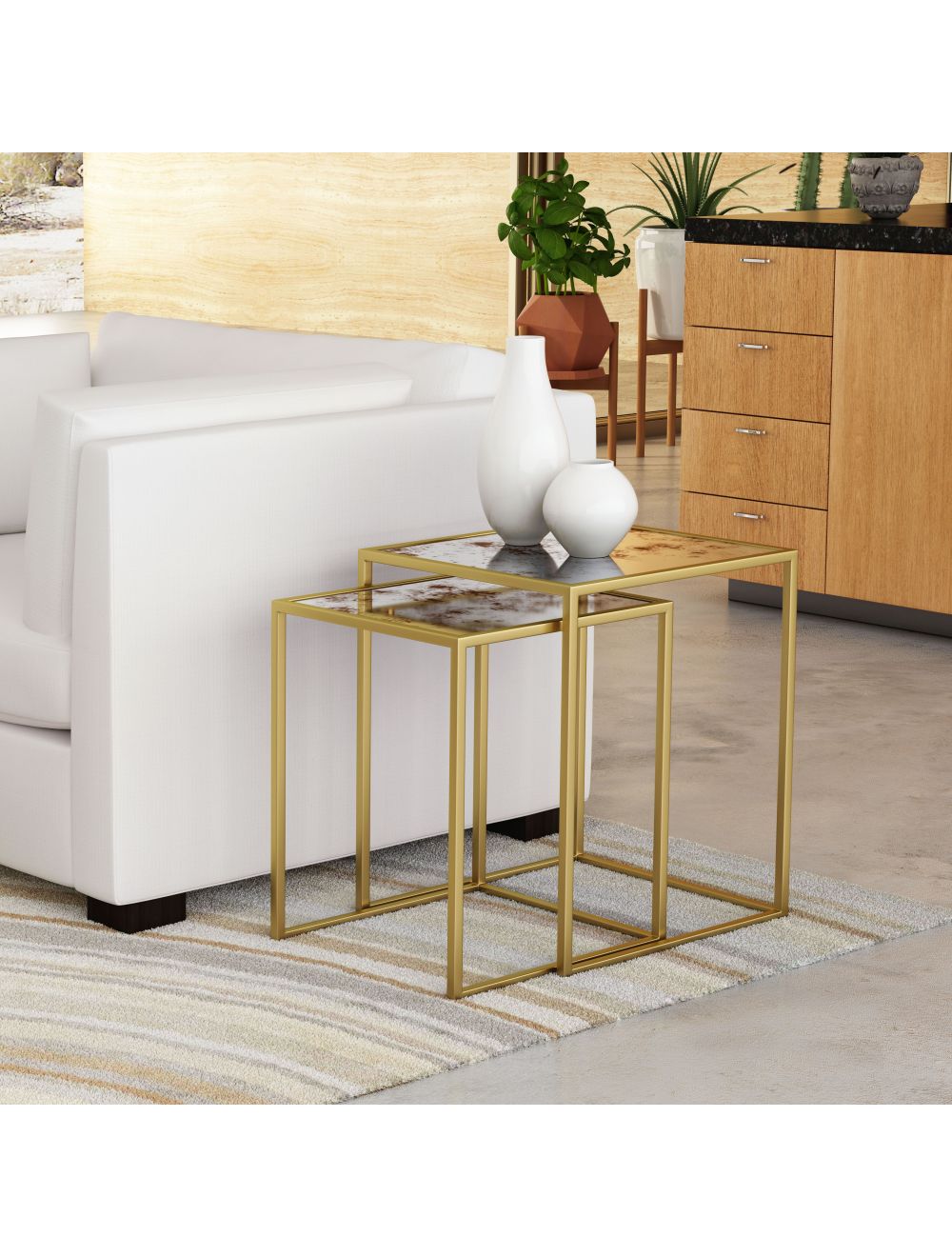 Calais Nesting Table