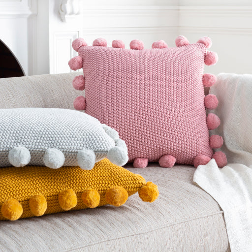 Pomtastic Knitted Pillow